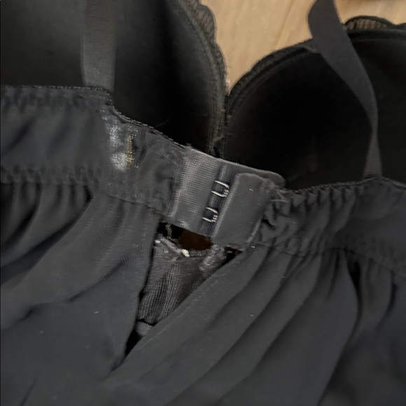 Seductive wear Black Sexy Lace Embroidered Babydoll and Robe Set - Picture 6 of 13